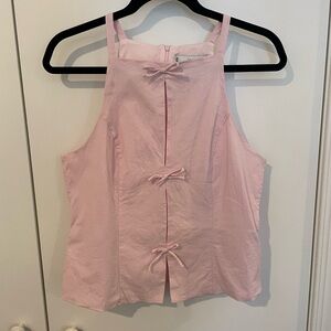 MNG Elegant Pink Sleeveless Top